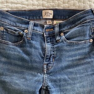 J. Crew Indigo Billie Demi Boot Crop Jeans